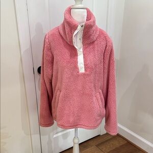 Cozy Pink Fleece Pullover